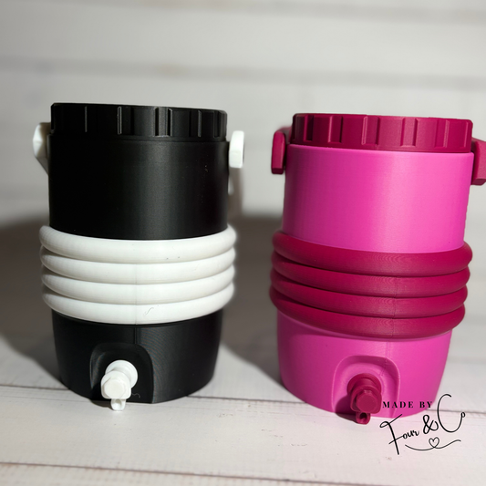 Can Cooler Holder with Straw