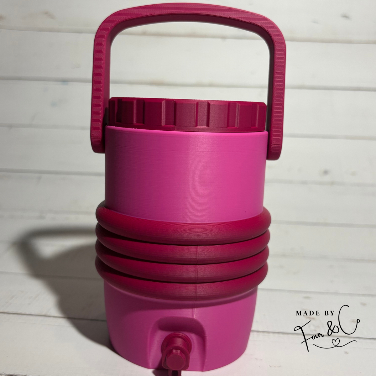 Can Cooler Holder with Straw