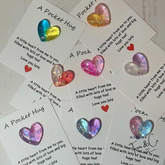 Pocket Hug – Glitter Heart