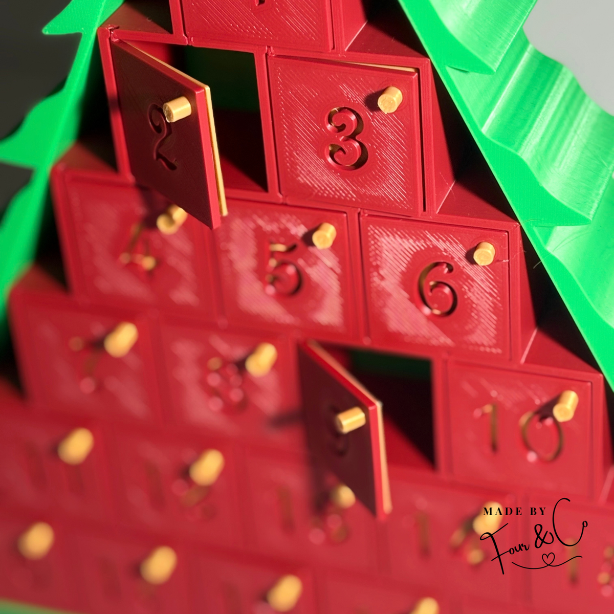 Christmas Tree Advent Calendar