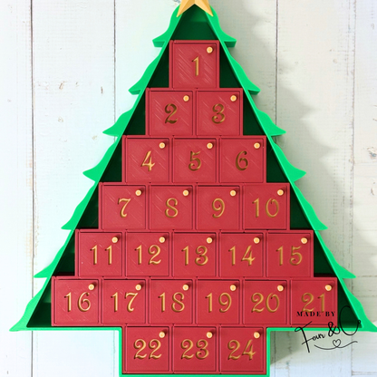 Christmas Tree Advent Calendar