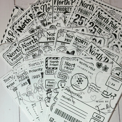 Personalised North Pole Christmas Labels | Santa Approved Gift Stickers