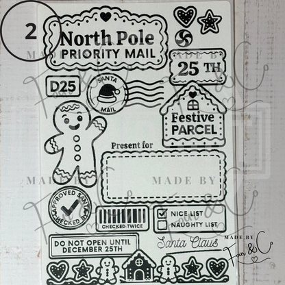 Personalised North Pole Christmas Labels | Santa Approved Gift Stickers