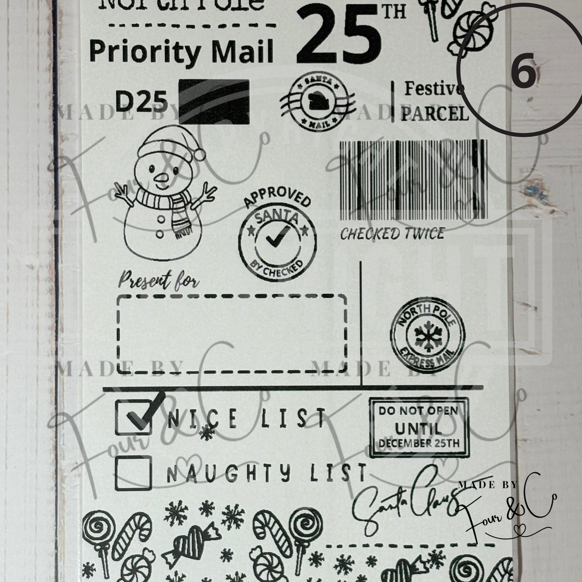 Personalised North Pole Christmas Labels | Santa Approved Gift Stickers