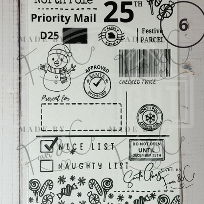 Personalised North Pole Christmas Labels | Santa Approved Gift Stickers