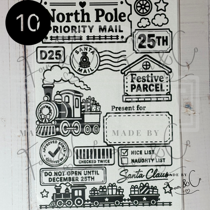 Personalised North Pole Christmas Labels | Santa Approved Gift Stickers