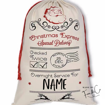 Personalised Christmas Sack