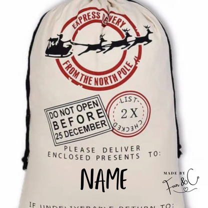 Personalised Christmas Sack