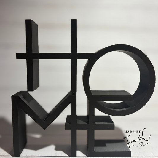 HOME Freestanding Word Sign